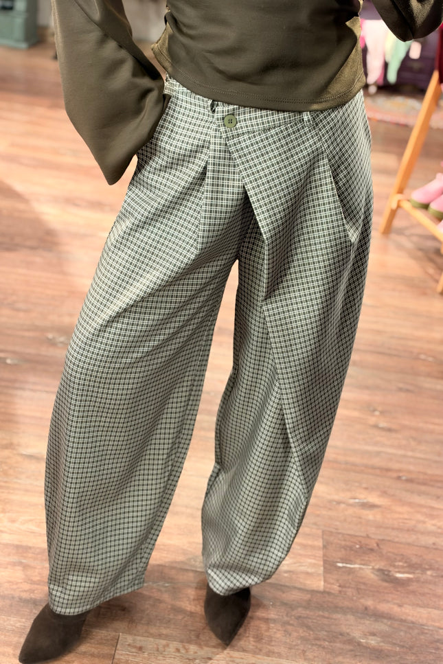 PANTALON GERUIT ELLA GROEN