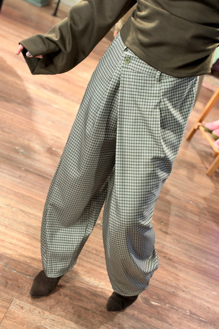 PANTALON GERUIT ELLA GROEN