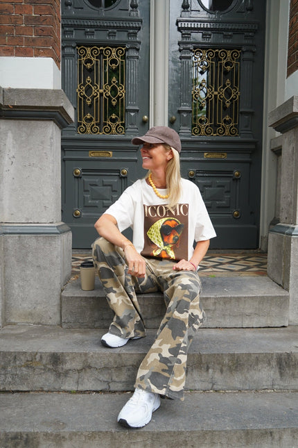 ARMY WIDE LEG JEANS - Hipishet