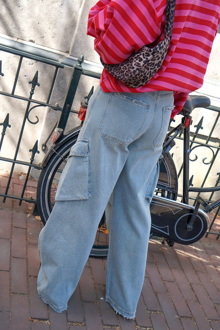 BALLON CARGO JEANS ROXY BLAUW - Hip is het