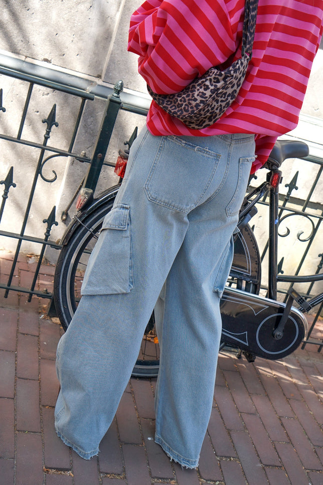 BALLON CARGO JEANS ROXY BLAUW - Hip is het