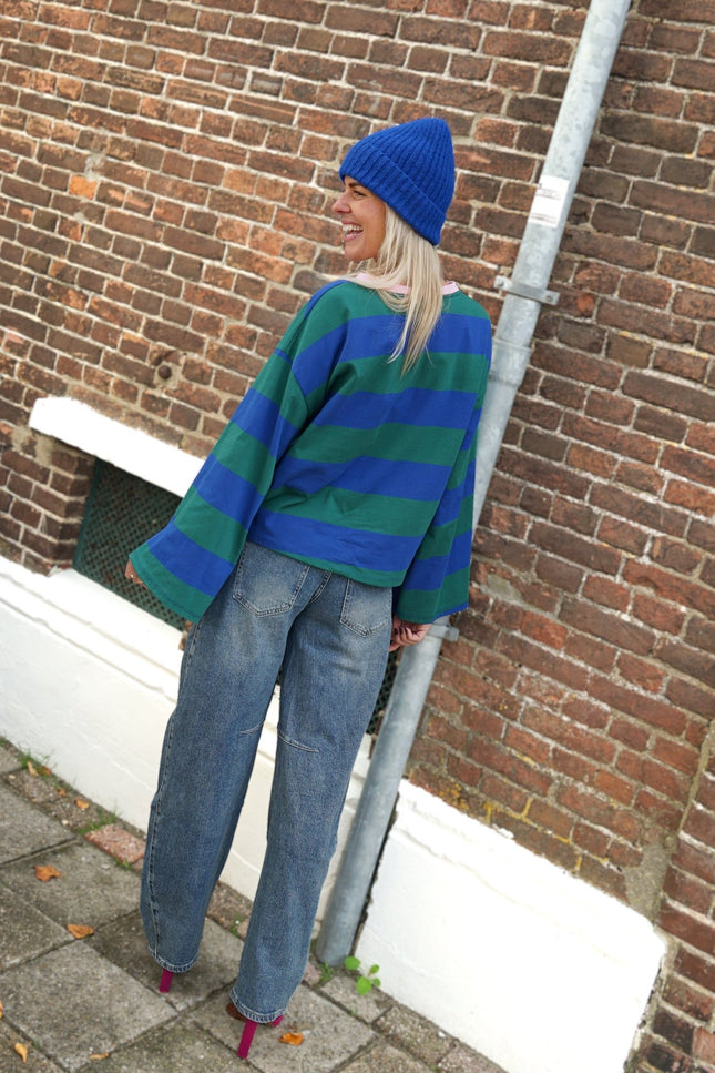 BALLOON JEANS JADA MEDIUM BLUE - Hip is het