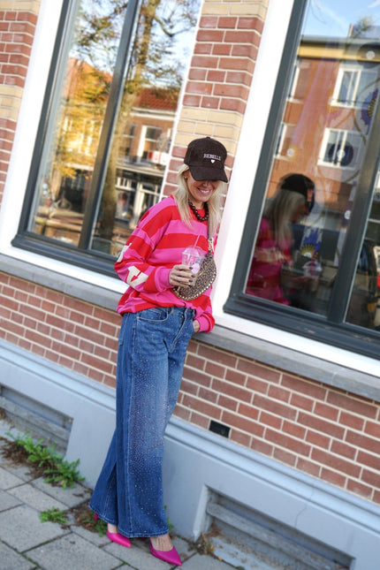 BARREL BAGGY JEANS CATO GLITTER - Hip is het