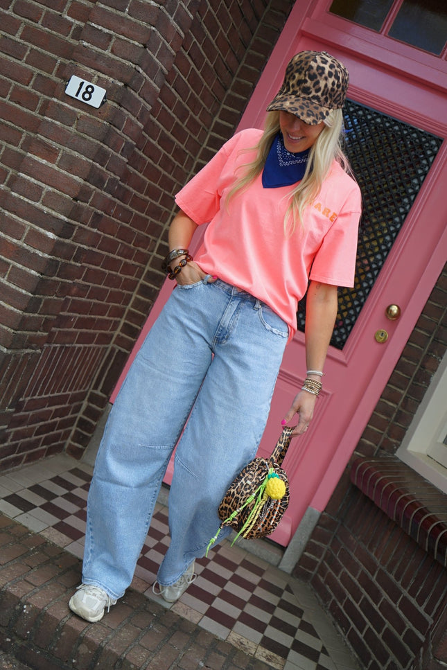 BARREL JEANS COCO BLAUW - Hipishet