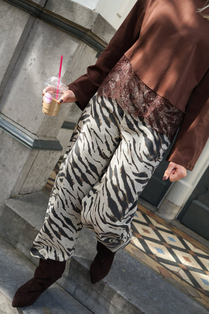 BARREL JEANS MIA ZEBRA - Hip is het