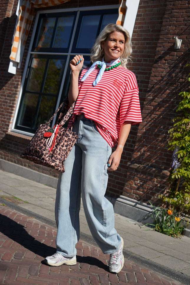 BARREL JEANS NORA BLAUW - Hipishet