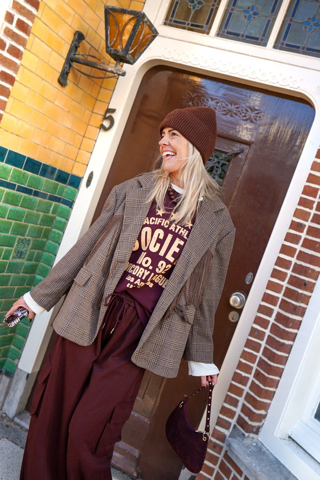 BLAZER EMMY GERUIT BRUIN - Hip is het