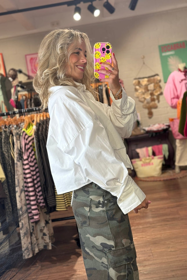 BLOUSE LEXI WIT - Hip is het