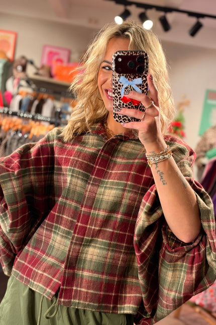 BLOUSE NOVA BORDEAUX - Hip is het