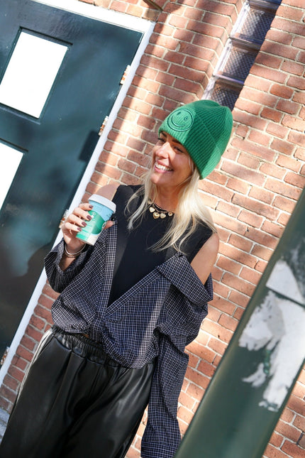 BLOUSE OFF SHOULDER JOY ZWART - Hip is het