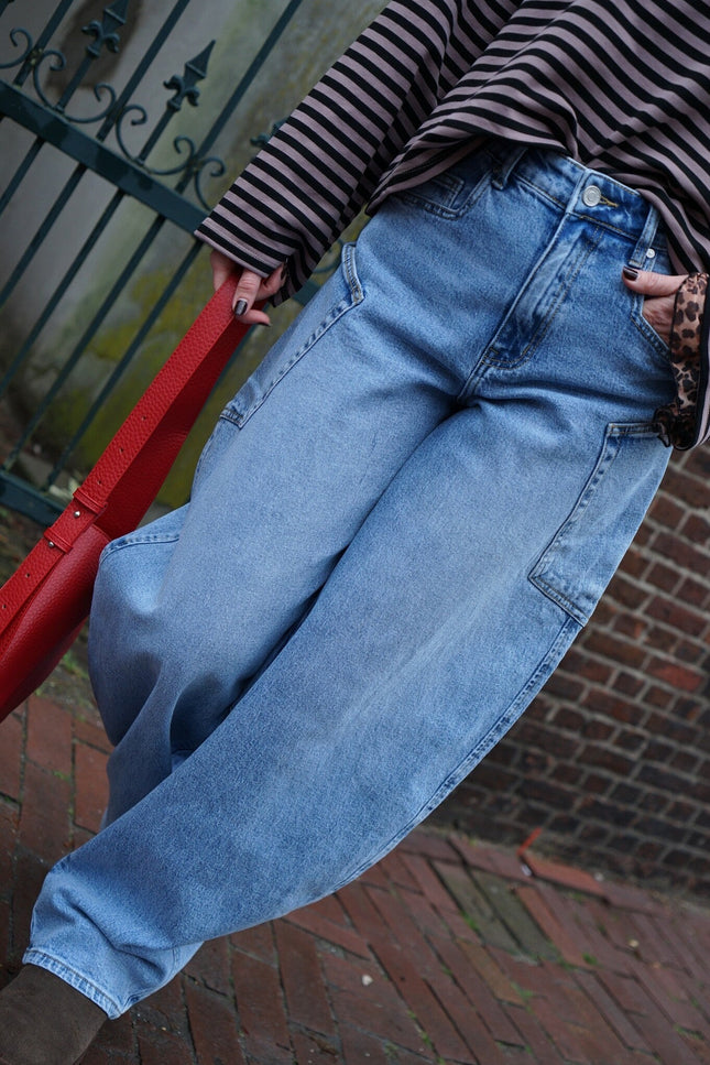 CARGO BALLOON JEANS - Hipishet