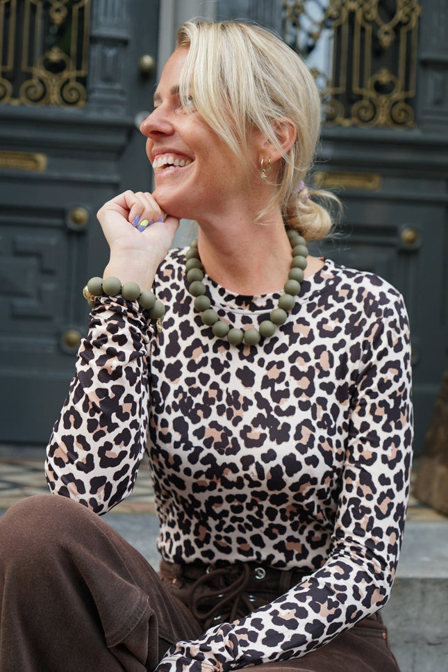 CHUNKY ARMBAND MAT GROEN - Hipishet