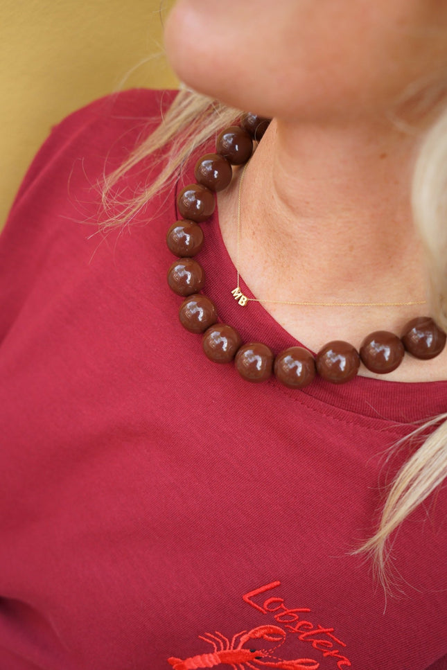CHUNKY KETTING BRUIN - Hipishet