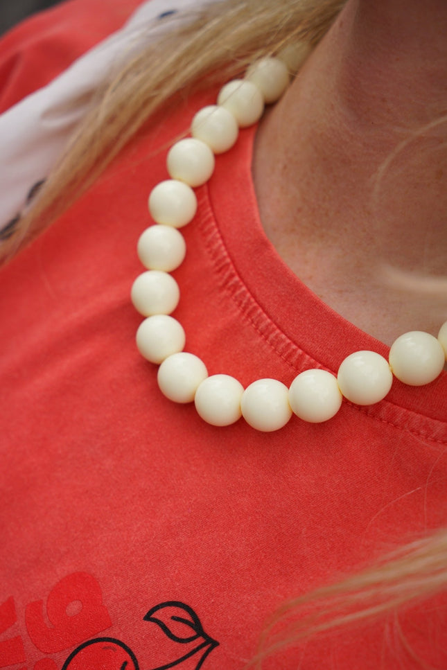 CHUNKY KETTING ECRU - Hipishet