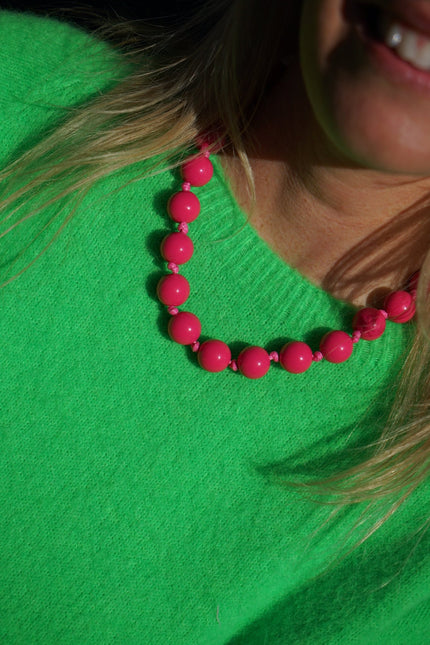 CHUNKY KETTING FUCHSIA - Hipishet