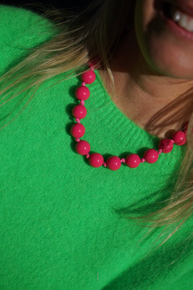 CHUNKY KETTING FUCHSIA - Hipishet