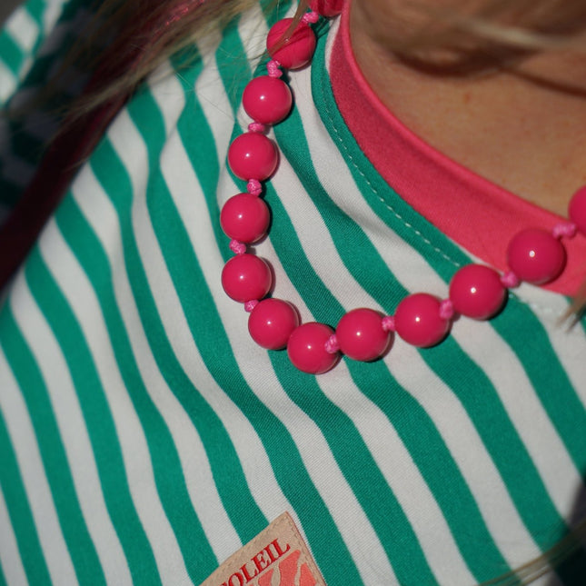 CHUNKY KETTING FUCHSIA - Hipishet