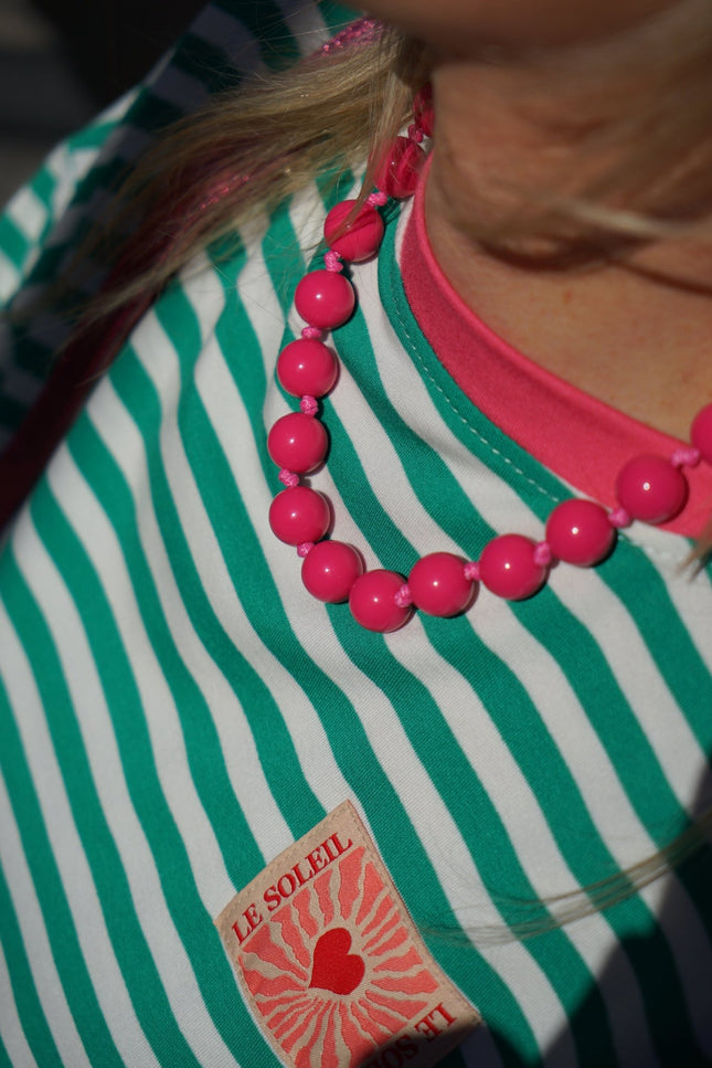 CHUNKY KETTING FUCHSIA - Hipishet