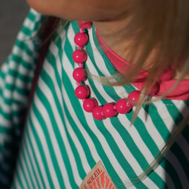 CHUNKY KETTING FUCHSIA - Hipishet
