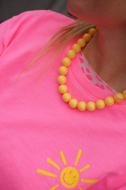 CHUNKY KETTING GEEL - Hipishet
