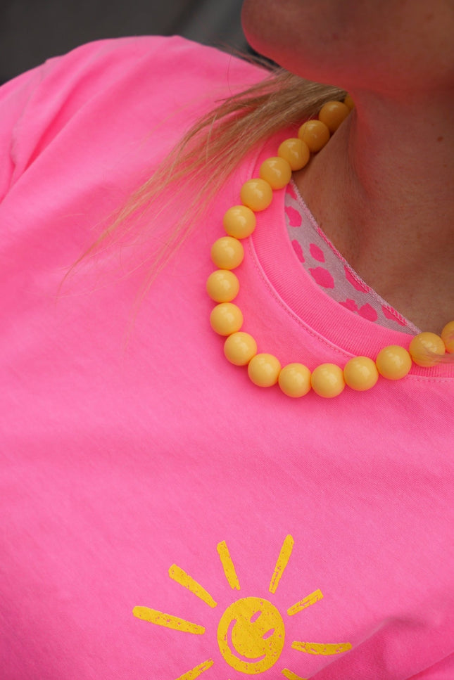 CHUNKY KETTING GEEL - Hipishet
