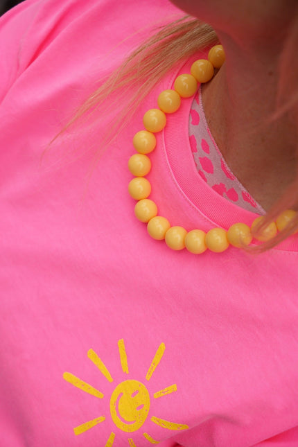 CHUNKY KETTING GEEL - Hipishet