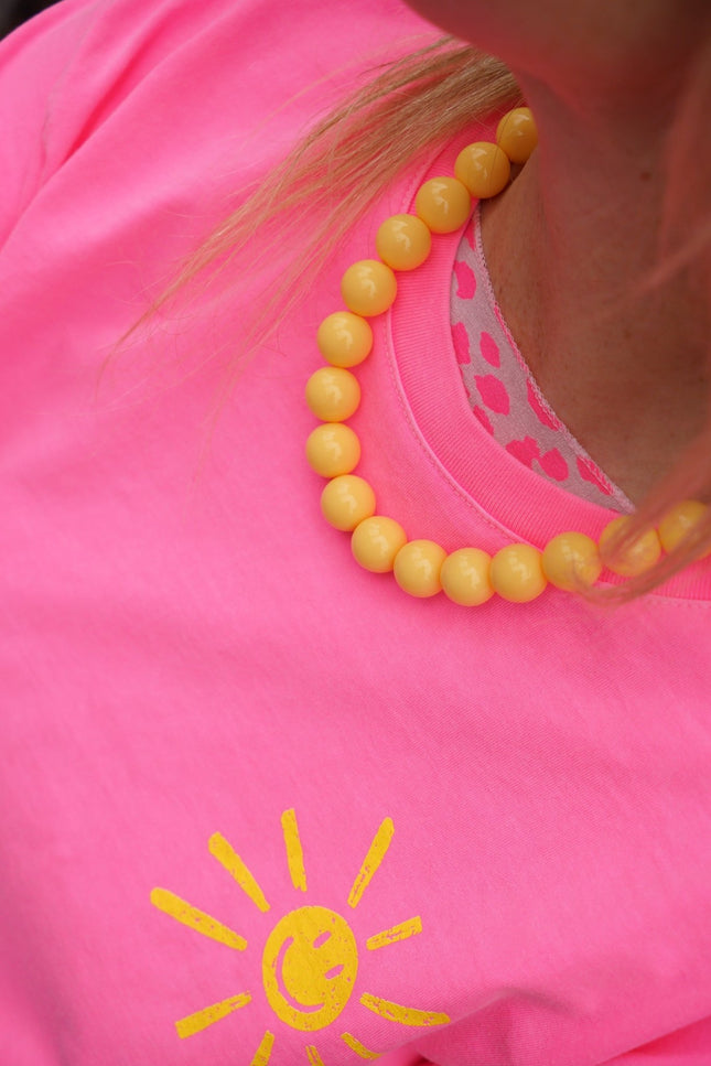 CHUNKY KETTING GEEL - Hipishet