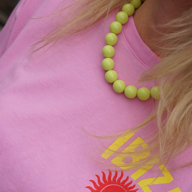 CHUNKY KETTING GIFGROEN - Hipishet