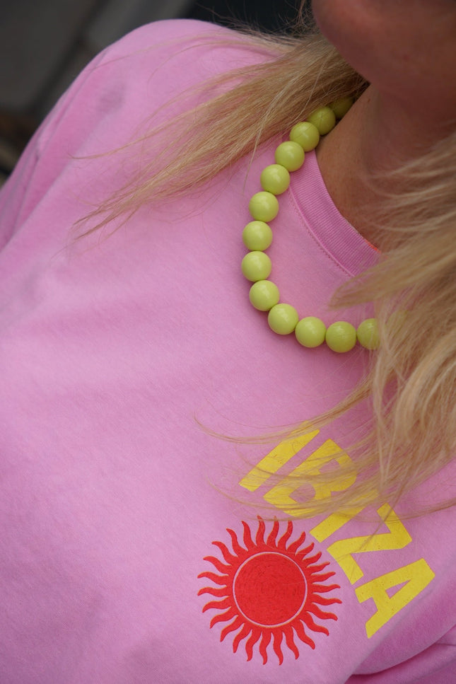 CHUNKY KETTING GIFGROEN - Hipishet