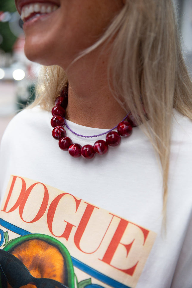 CHUNKY KETTING ROOD - Hipishet
