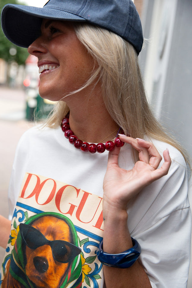 CHUNKY KETTING ROOD - Hipishet