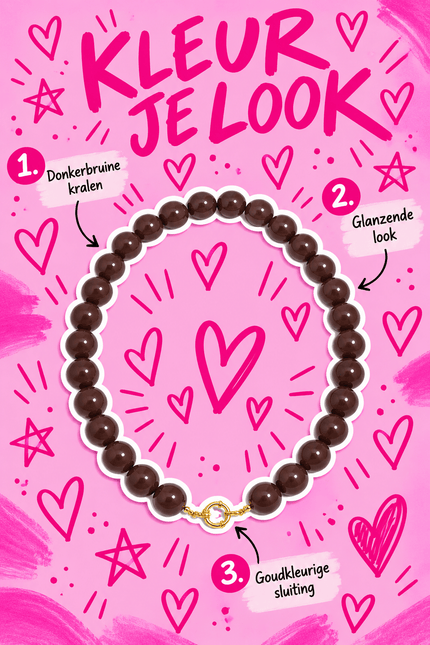 CHUNKY KETTING VEERLE DONKERBRUIN - Hip is het