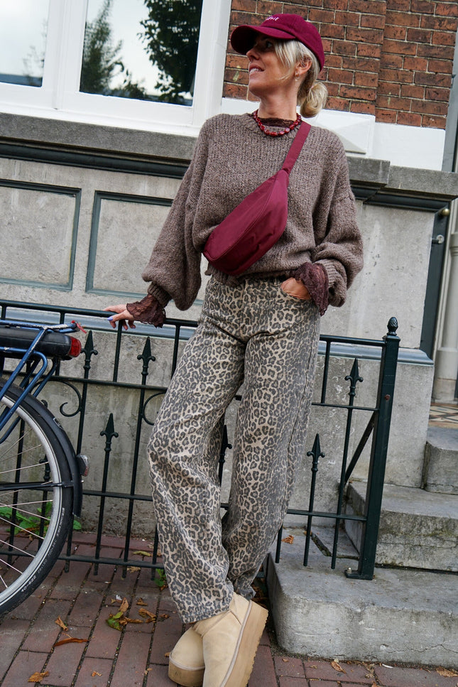 CROSSBODY BURGUNDY - Hipishet