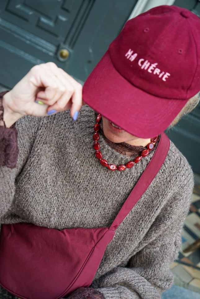 CROSSBODY BURGUNDY - Hipishet