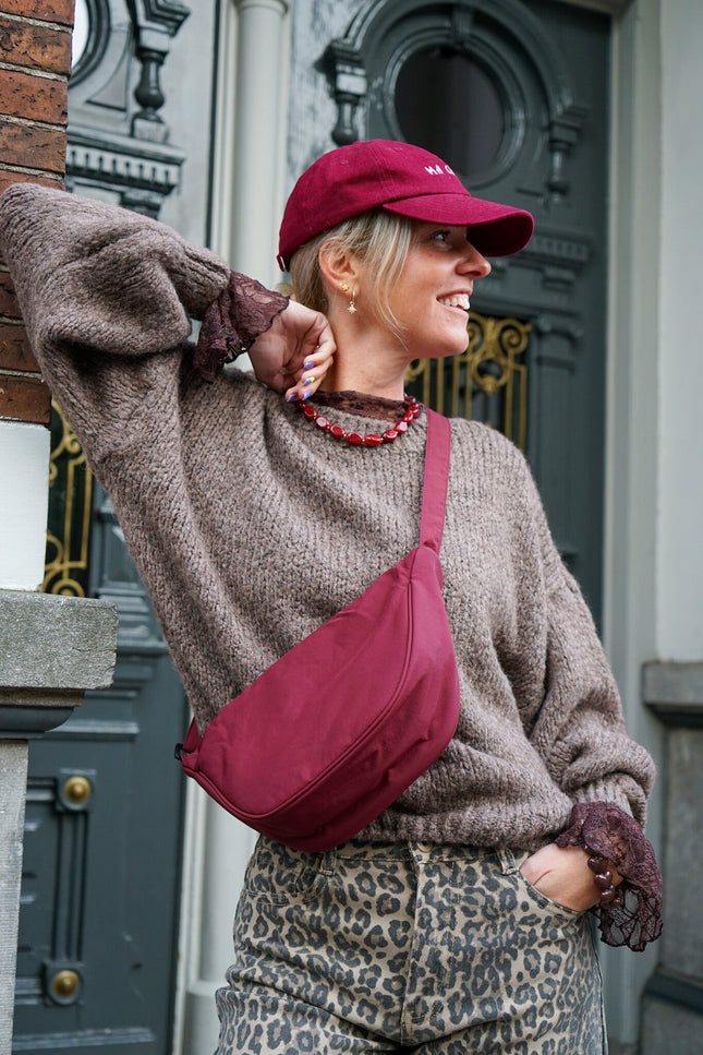 CROSSBODY BURGUNDY - Hipishet