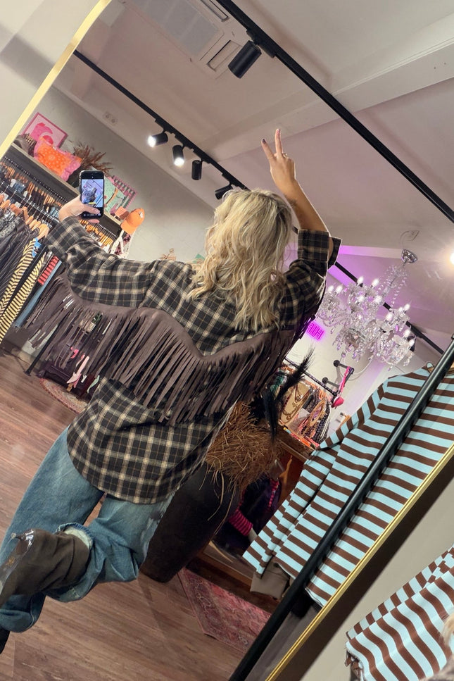 GERUITE BLOUSE FAE BRUIN - Hip is het