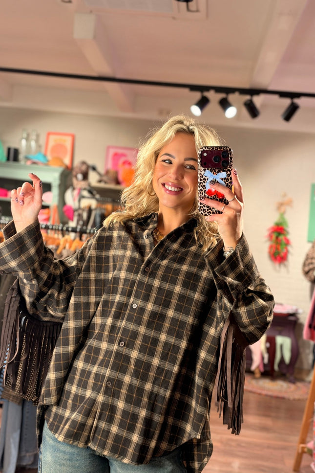 GERUITE BLOUSE FAE BRUIN - Hip is het