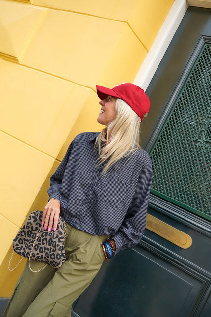 GERUITE BLOUSE JET NAVY - Hip is het