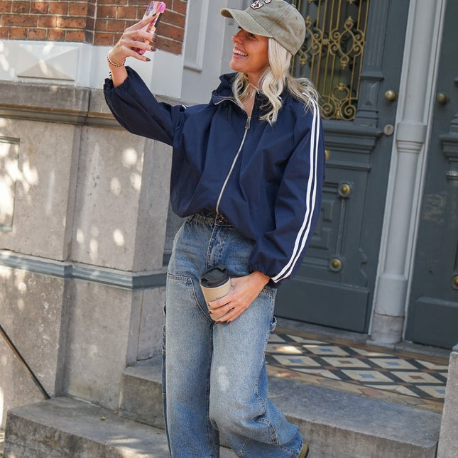 JACKET AMBER NAVY - Hip is het