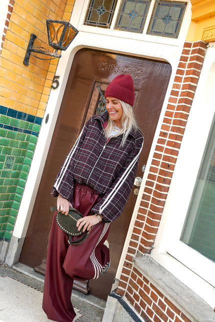 JACKET LIEVE GERUIT BORDEAUX - Hip is het