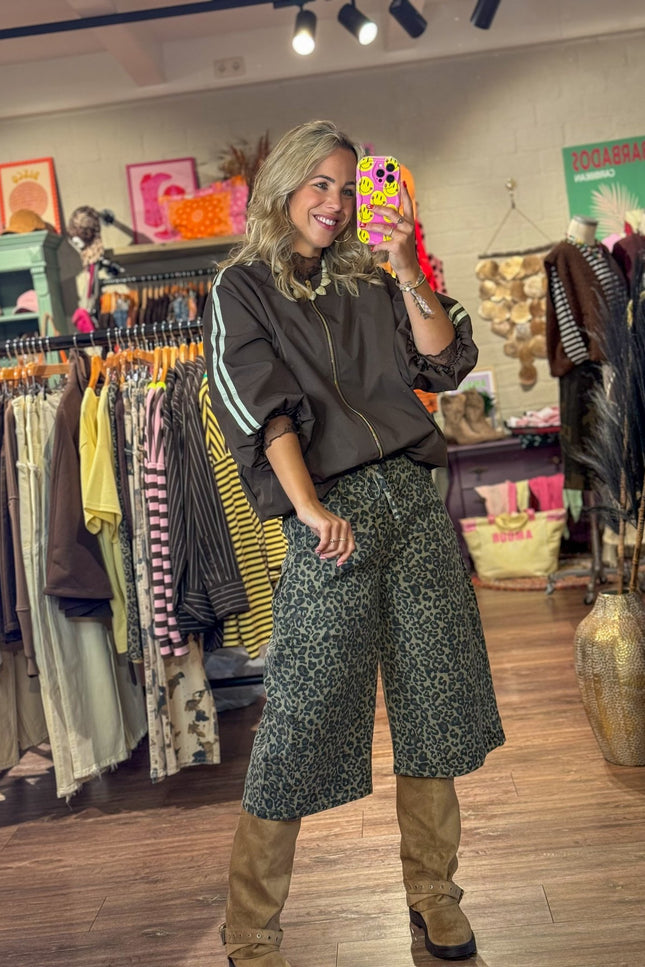 JACKET NYNKE BRUIN - Hip is het