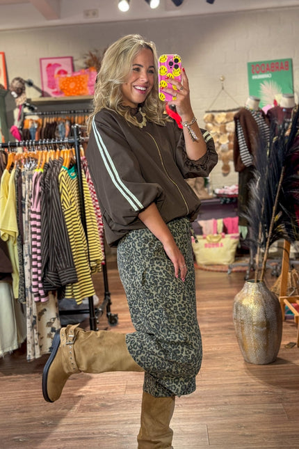 JACKET NYNKE BRUIN - Hip is het