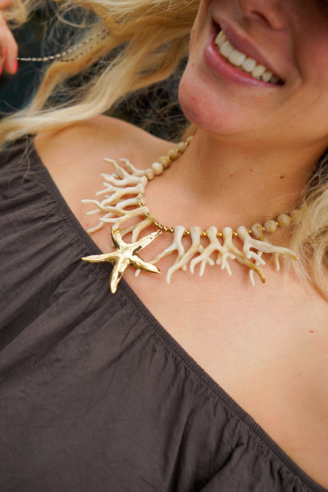 KETTING CORAL SEASTAR BEIGE - Hipishet