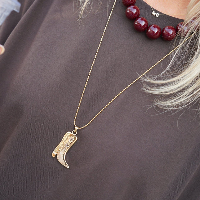 KETTING COWBOYBOOT GOUD - Hipishet