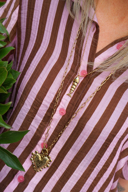 KETTING FISH GOUD - Hipishet