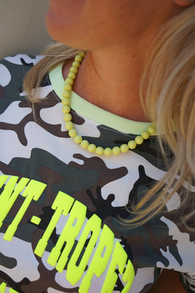 KETTING FLEURIE GIFGROEN - Hipishet