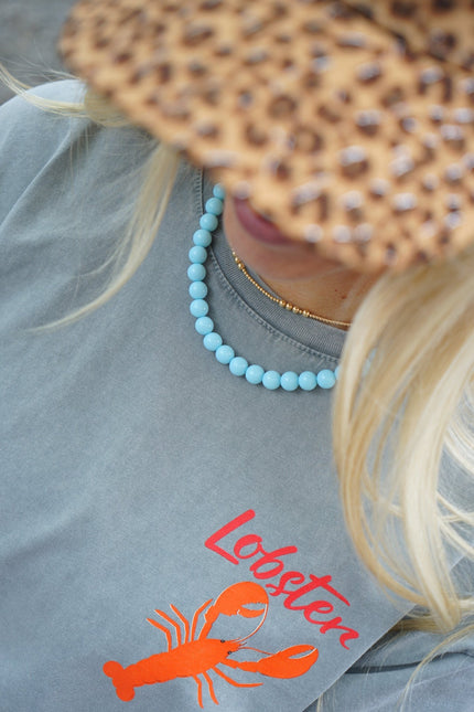 KETTING FLEURIE LICHTBLAUW - Hipishet