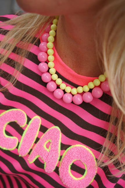 KETTING FLEURIE LICHTGEEL - Hipishet