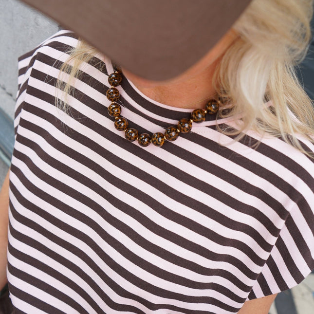 KETTING LEOPARD BRUIN - Hipishet