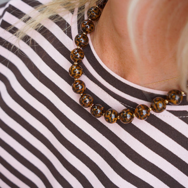 KETTING LEOPARD BRUIN - Hipishet